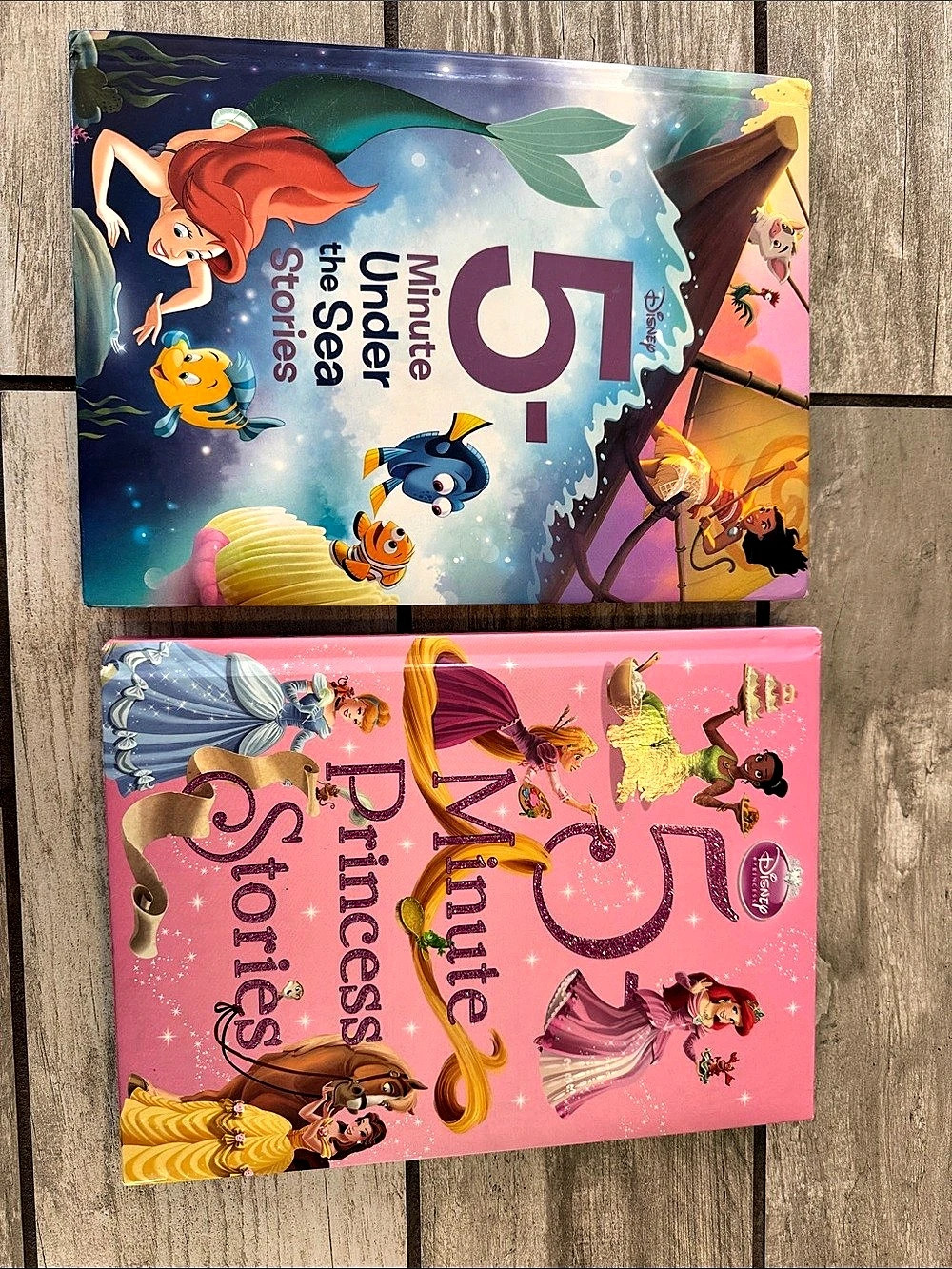 Five minute Disney story books